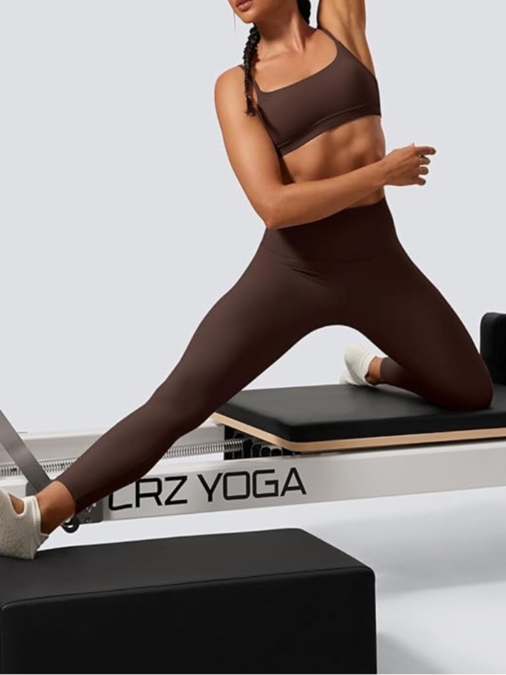 CRZ YOGA Butterluxe 25” Leggings in Hot Fudge Brown